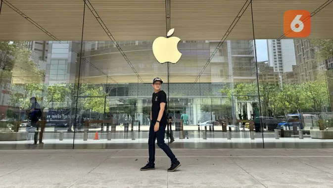 <p>Apple Store di Taipei, Taiwan. (Liputan6.com/ Yuslianson)</p>