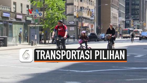 VIDEO: Pandemi Corona Sepeda Jadi Transportasi Pilihan