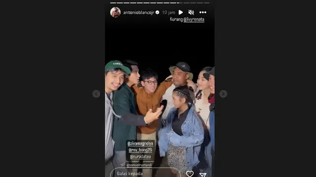 Ziva Magnolya dan Rey Bong dipasangkan di serial A+ (Foto: IG antonioblancojr)