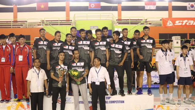 Timnas voli putra Indonesia - Surabaya Bhayangkara Samator