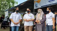 Bekerja sama dengan organisasi sosial Loro-Blonyo dan SONJO, LPEI menyelenggarakan kegiatan vaksinasi di Masjid Girigondo, Kapanewon Temon, Kabupaten Kulon Progo, Minggu (26/9/2021).