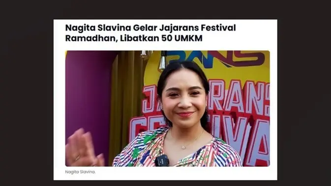 Cek Fakta Liputan6.com menemukan klaim video Nagita Slavina memberi bantuan uang Rp 50 juta