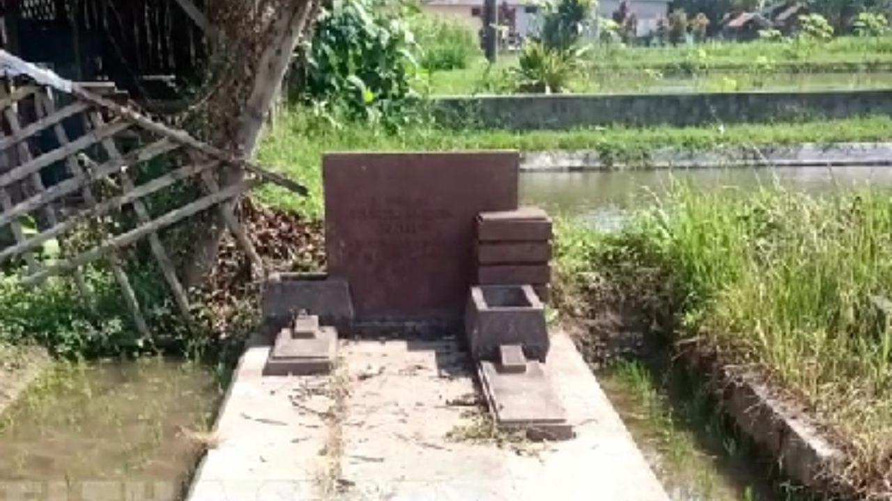 Jejak Makam Mewah Bersejarah di Blitar, Banyak Batu Marmer Hilang Kini Lokasinya Jadi Sawah