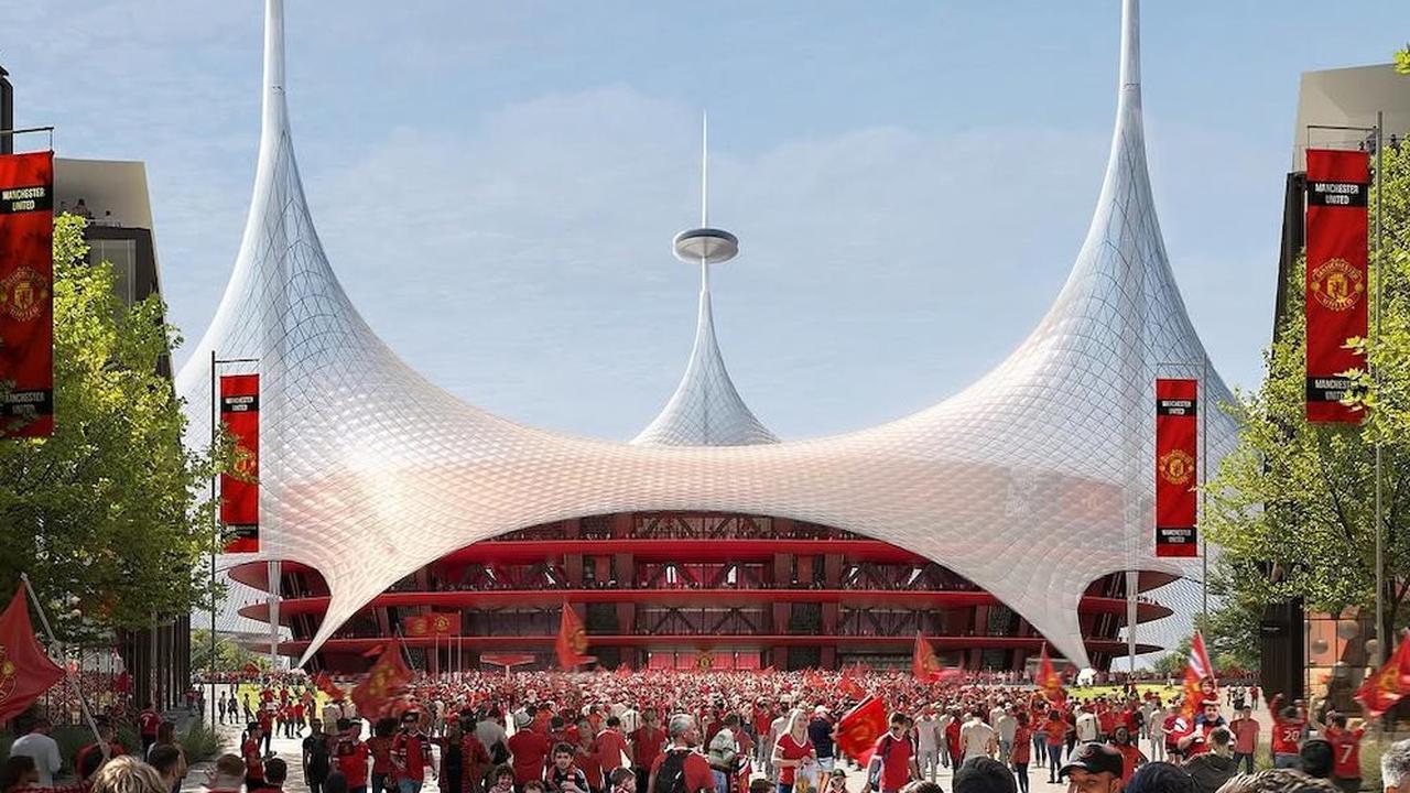 Tampak luar stadion baru Manchester United (c) MUFC Official