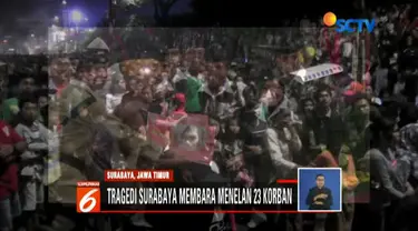 Panitia drama kolosal Surabaya Membara mengakui sudah berupaya bubarkan penonton yang memadati jembatan kereta.