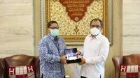 Wali Kota Makassar Danny Pomanto dan Kakanwil BI Wilayah Sulsel Causa Iman Karana (Liputan6.com)