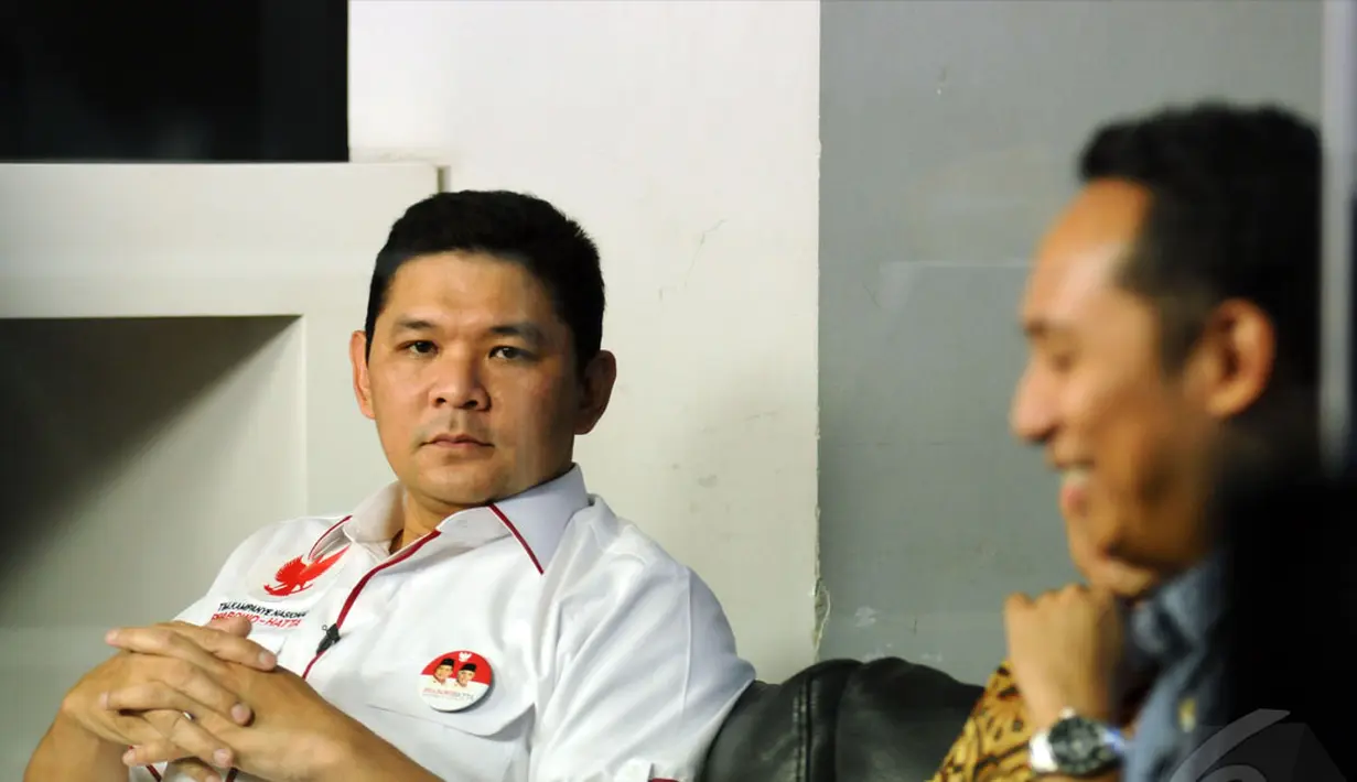Menurut Derry, untuk menjadi wakil rakyat butuh pemahaman yang cukup mengenai tugas sebagai wakil rakyat. Karena tugas menyangkut legislasi, controlling, budgeting butuh ilmu dan pemahaman, Jakarta, Senin (9/6/2014) (Liputan6.com/Helmi Fithriansyah) 