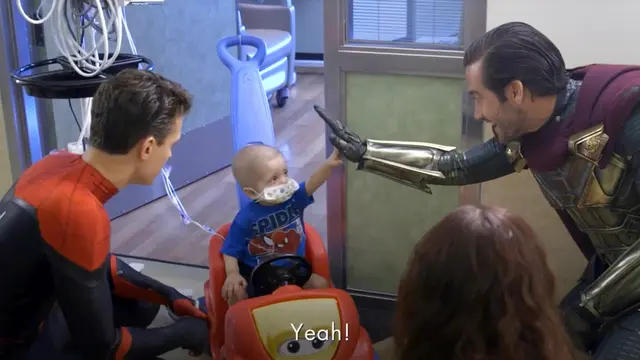 Para bintang Spider-Man: Far From Home hibur pasien RS anak (YouTube/  Children's Hospital Los Angeles)