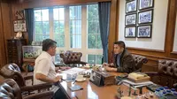 Seskab Terima Menaker Yassierli Bahas soal Progres Program Magang Nasional