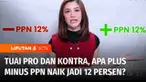 Tarif PPN 12 persen yang akan mulai berlaku pada Januari 2025 telah menuai pro dan kontra di tengah masyarakat. Lantas apa saja plus dan minus dari penerapan PPN 12 persen ? Selengkapnya dalam Cuanomix.