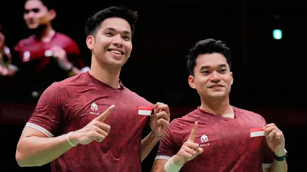 Leo Rolly Carnando Daniel Marthin Raih Emas Asian Games 2026