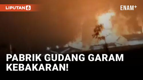 VIDEO: Pabrik Gudang Garam Kediri Kebakaran