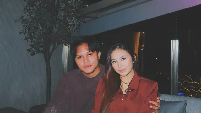 Rizky Febian dan Mahalini. (Foto: Dok. Instagram @rizkyfbian)