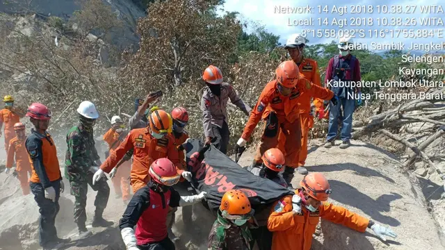 Korban Gempa Lombok