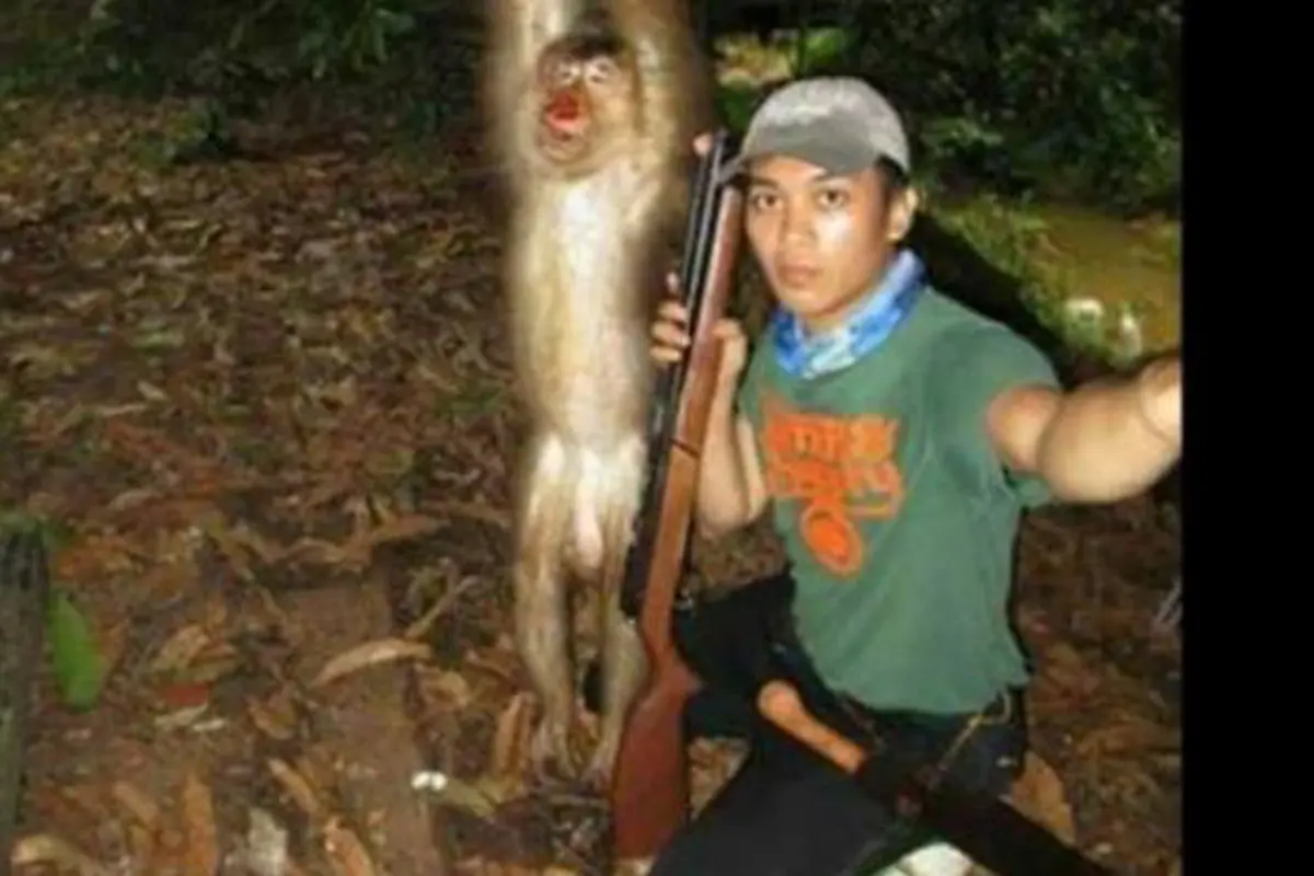 Pemuda Pengecut Pembunuh Satwa Liar Ganti Akun Facebook