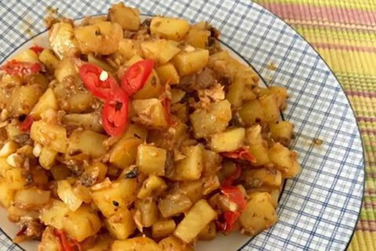 Sarden kentang pedas./Copyright cookpad.com/Meisie