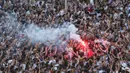Salah satu paling diingat adalah ketika Real Madrid berhasil meraih gelar juara Liga Champions tiga kali beruntun pada 2016, 2017, dan 2018. (Pierre-Philippe MARCOU/AFP)