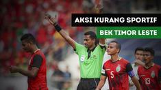 Berita video aksi kurang sportif bek Timor Leste saat menghadapi Indonesia pada babak penyisihan Grup B SEA Games 2017.