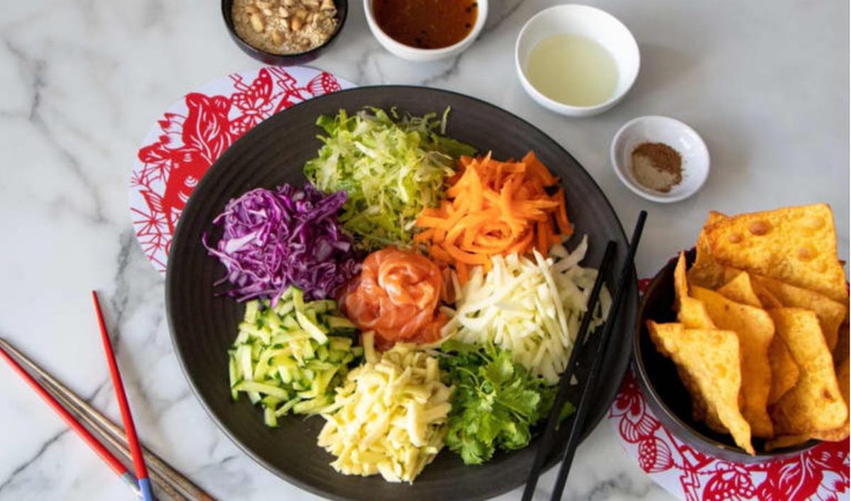 9.&nbsp;Yu Sheng: Salad Keberuntungan