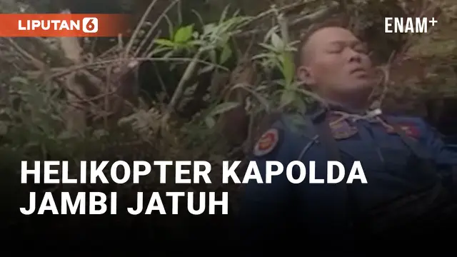 HELIKOPTER YANG DITUMPANGI KAPOLDA JAMBI MENDARAT DARURAT, TIDAK ADA KORBAN JIWA