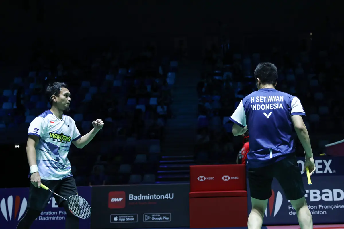 Mohammad Ahsan/Hendra Setiawan - French Open 2023 - Bulu Tangkis