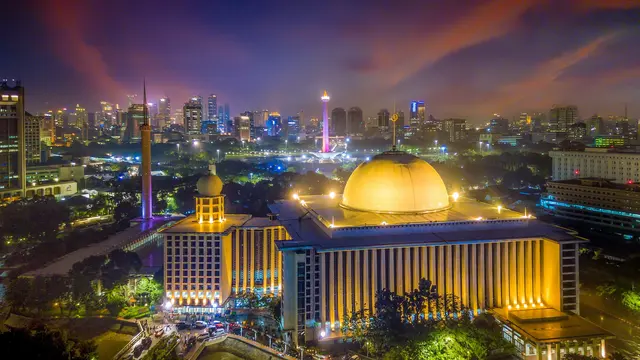 Ilustrasi masjid, Istiqlal