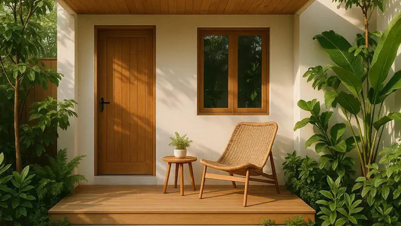 9 Desain Teras Rumah Kecil Minimalis Modern, Bikin Waktu Santai Makin Nyaman