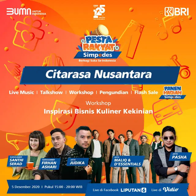 Unik dan Kekinian, Pesta Rakyat Simpedes Eps 8 Usung Tema Citarasa Nusantara