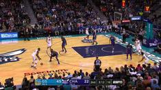 Berita video game recap NBA 2017-2018 antara Golden State Warriors melawan Charlotte Hornets dengan skor 126-113.