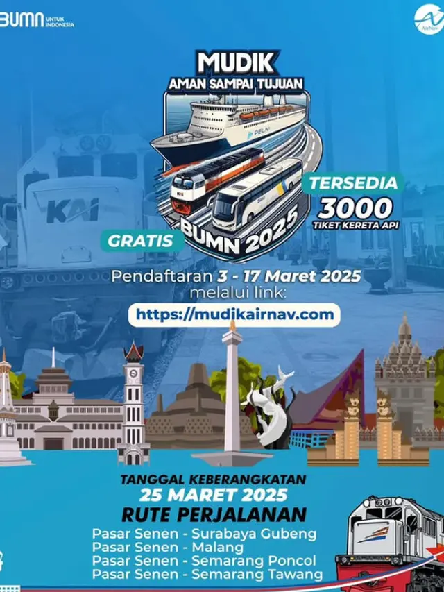 Mudik Gratis AirNav Indonesia 2025