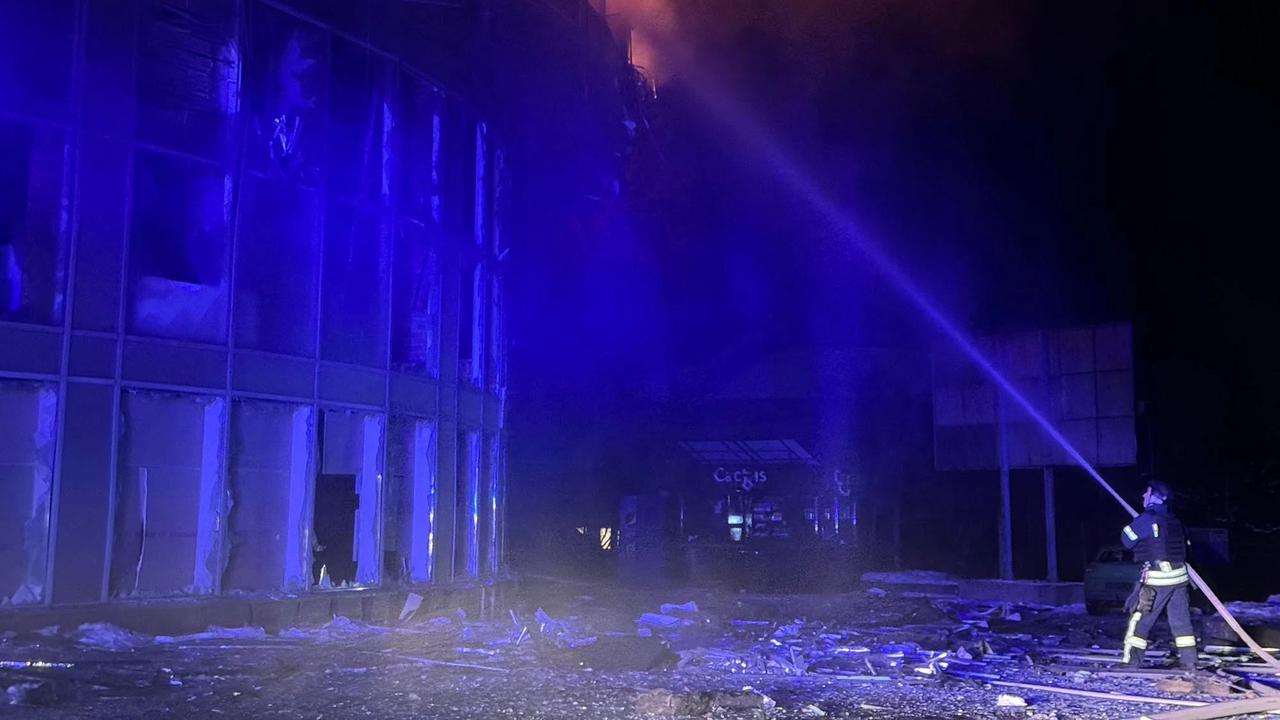 FOTO: Serangan Besar Besaran Drone Rusia Guncang Zaporizhzhia Ukraina