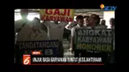 Peringati HUT ke-80 LKBN Antara, karyawan gelar unjuk rasa tuntut perbaikan kesejahteraan.