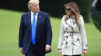 Presiden Donald Trump dan sang istri, Melania Trump (AP Photo/Manuel Balce Ceneta)