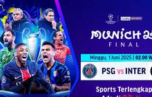 Saksikan Live Streaming PSG Vs Inter Milan, Kick-Off 02.00 WIB Malam ini