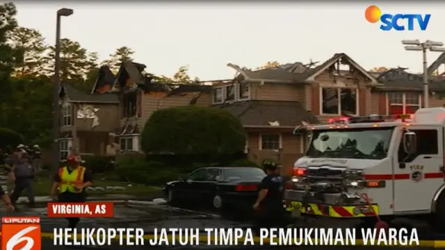 Menurut seorang saksi mata, dirinya mendengar suara keras dan melihat rumah didepannya terbakar