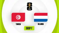 Timnas Tunisia Vs Timnas Belanda. (Bola.com/Dok.Multimedia KLY).