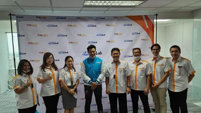Baim Wong saat memeriksakan kesehatan di Fastlab (ist)