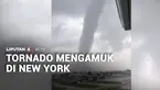 Puting beliung yang terbentuk di atas laut atau waterspout berubah menjadi tornado saat mencapai daratan di Atlantic Beach, New York, Amerika Serikat. Fenomena ini menyebabkan kerusakan di kawasan pesisir Long Island.