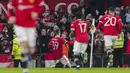 Selanjutnya, Manchester United akan menghadapi tim kasta kedua Liga Inggris, Middlesbrough, pada putaran keempat Piala FA Februari nanti. (AP/Jon Super)