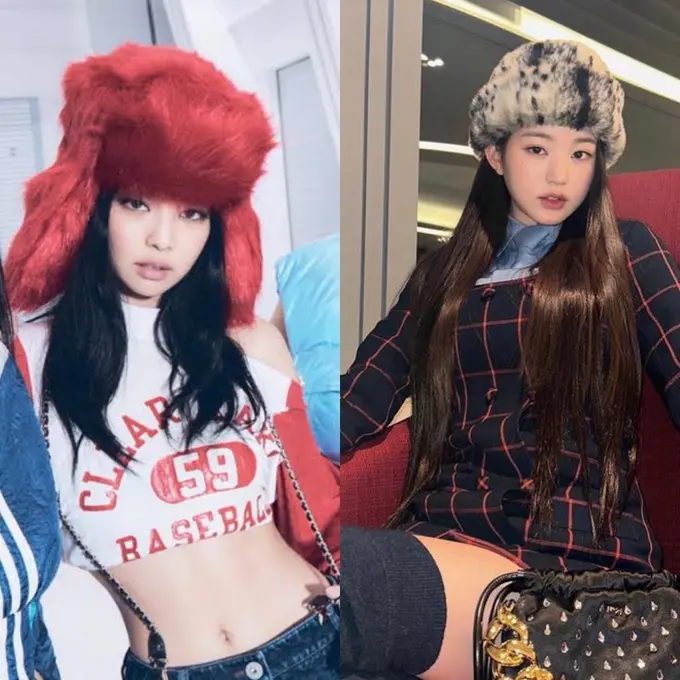Beda Gaya 8 Idol KPop Pakai Topi Bulu yang Kembali Tren, Jennie BLACKPINK-Yeji ITZY
