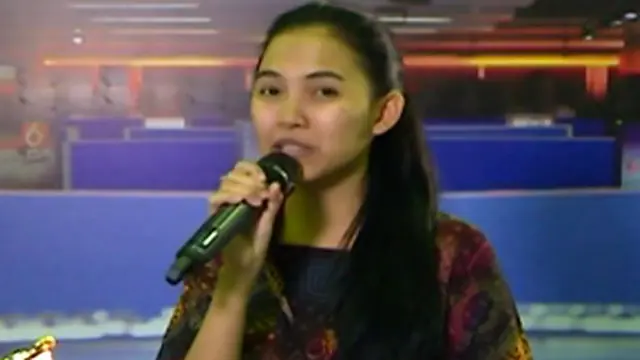 Intan Permatasari Peserta Lomba Presenter di International Broadcaster Expo 2013
