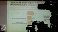 Lingkaran Survei Indonesia (LSI) memberikan keterangan pers terkait survei Pilkada DKI Jakarta  di Jakarta, Selasa (20/12). (Liputan6.com/Johan Tallo)