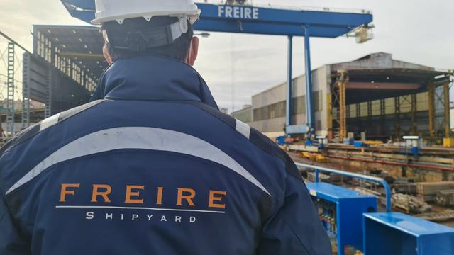 Menteri Kelautan dan Perikanan Sakti Wahyu Trenggono ke markas salah satu perusahaan galangan kapal tertua di dunia, Freire Shipyard