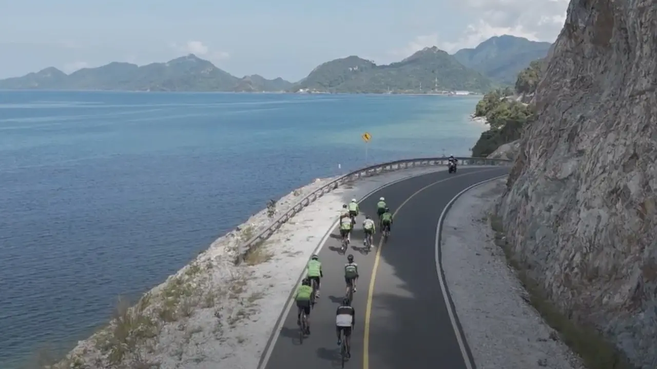 Balap Sepeda Gran Fondo New York Sambangi Pulau Natuna