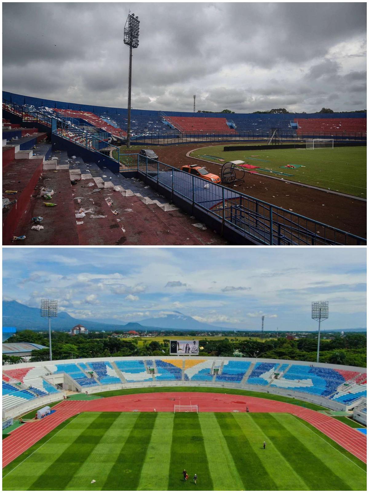 Kondisi Stadion Kanjuruhan Sebelum dan Setelah Direnovasi