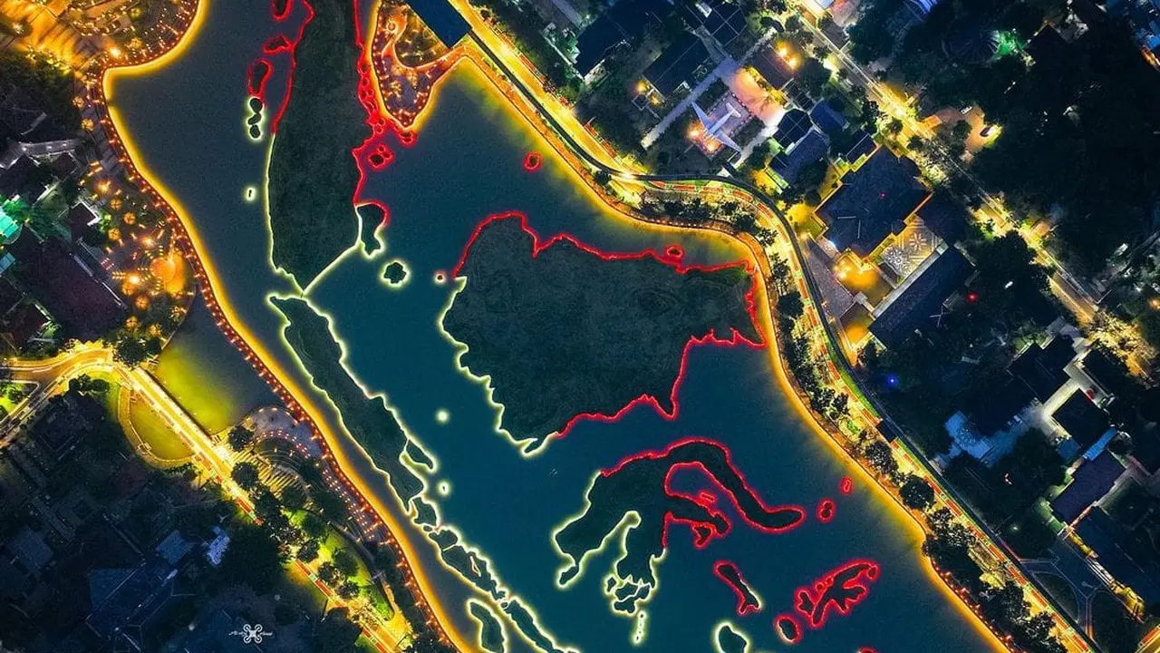 Tampilan Terbaru dari Danau Archipelago di TMII yang Telah direnovasi