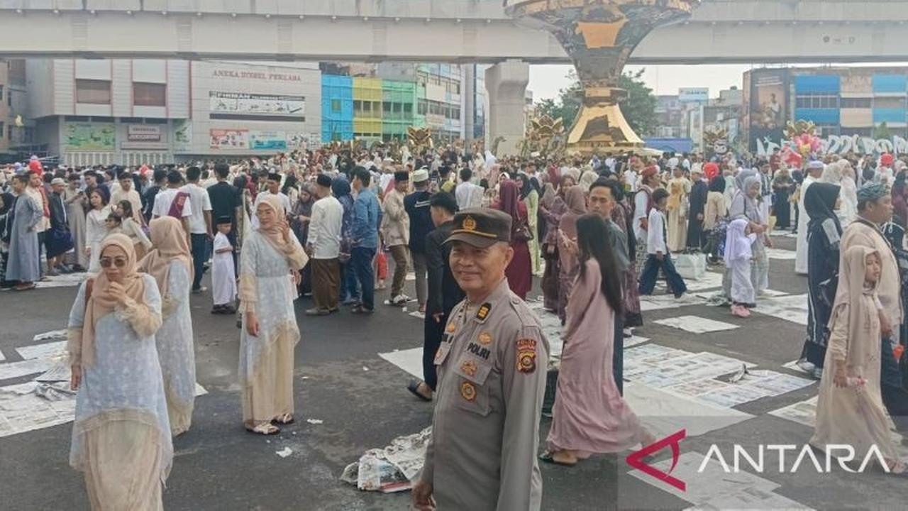 Polda Sumsel Amankan Shalat Ied di 9.532 Masjid, Jamin Lebaran Kondusif