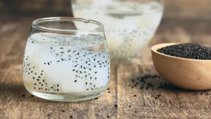 resep minuman selasih nata de coco