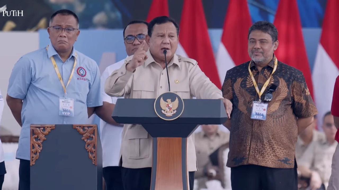 Presiden Prabowo Beri Kado Spesial buat Buruh di May Day Fiesta 2026, Senggol Pengusaha yang menyerah