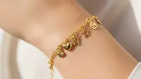 7 Model Gelang Emas 22 Karat dengan Batu Mulia Pilihan untuk Tampil Berkilau